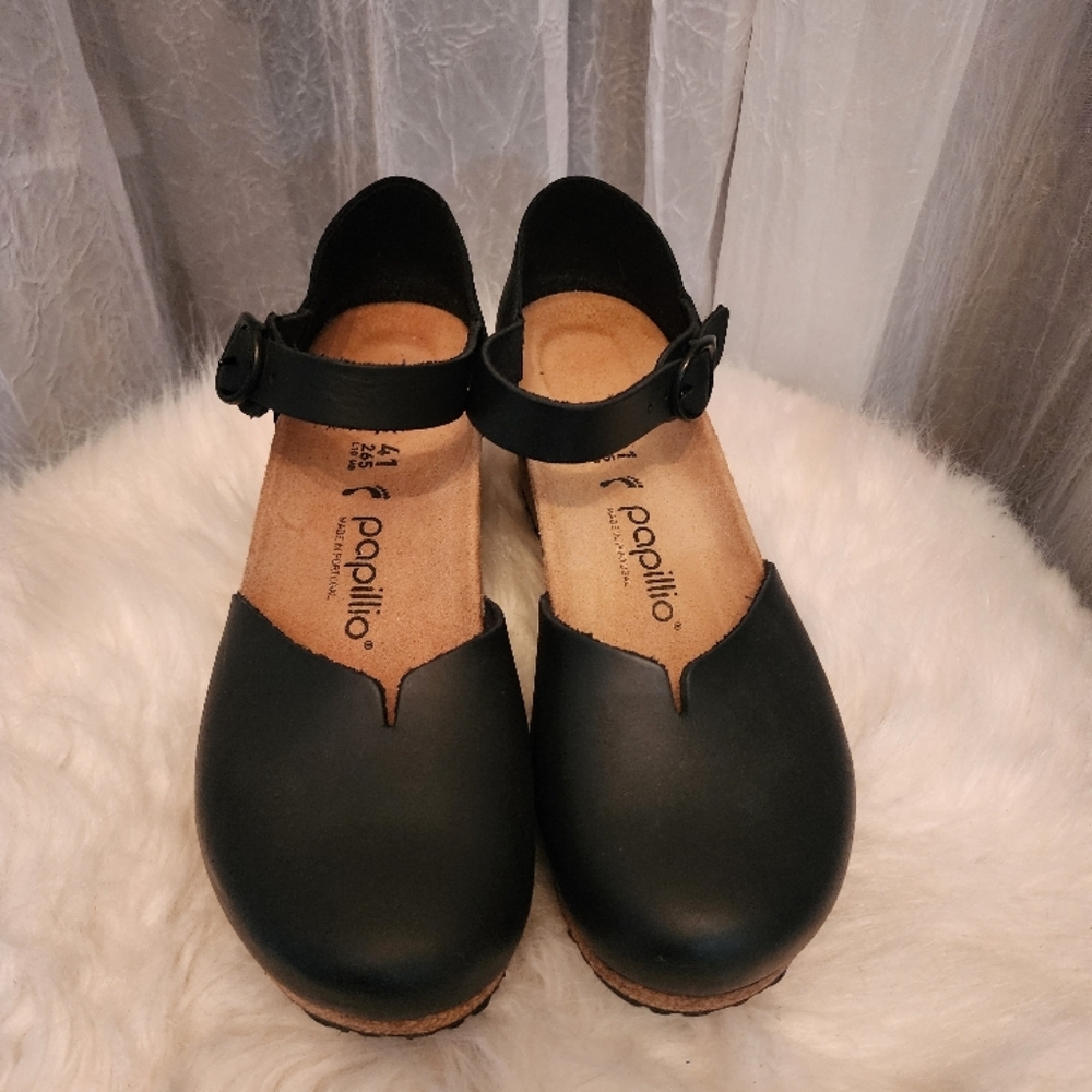 Birkenstock Papillio Black Shoes Mary Jane's